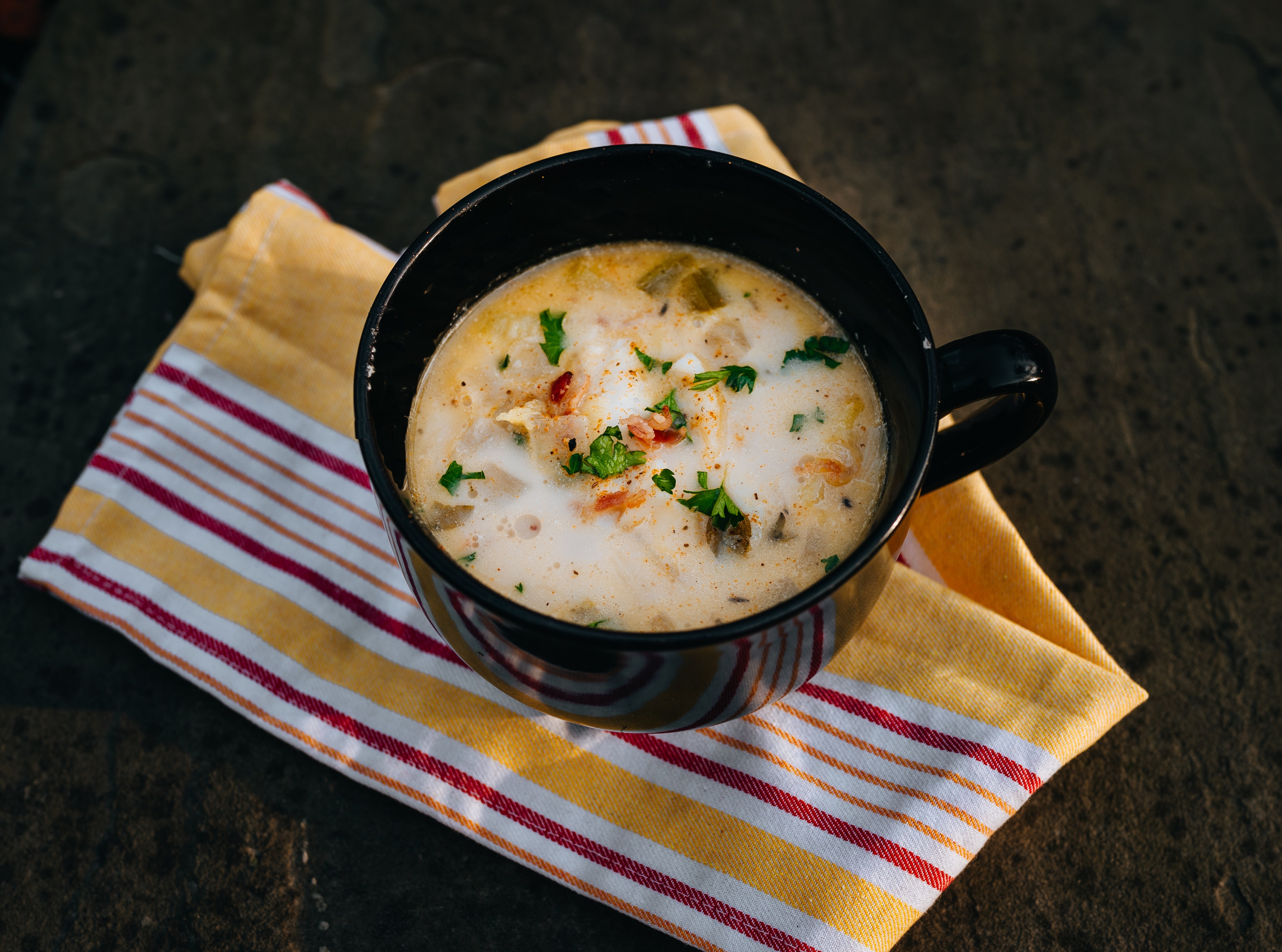 Chowder Fly Flavor on the Fly: Yellow Perch Chowder - Flylords Mag